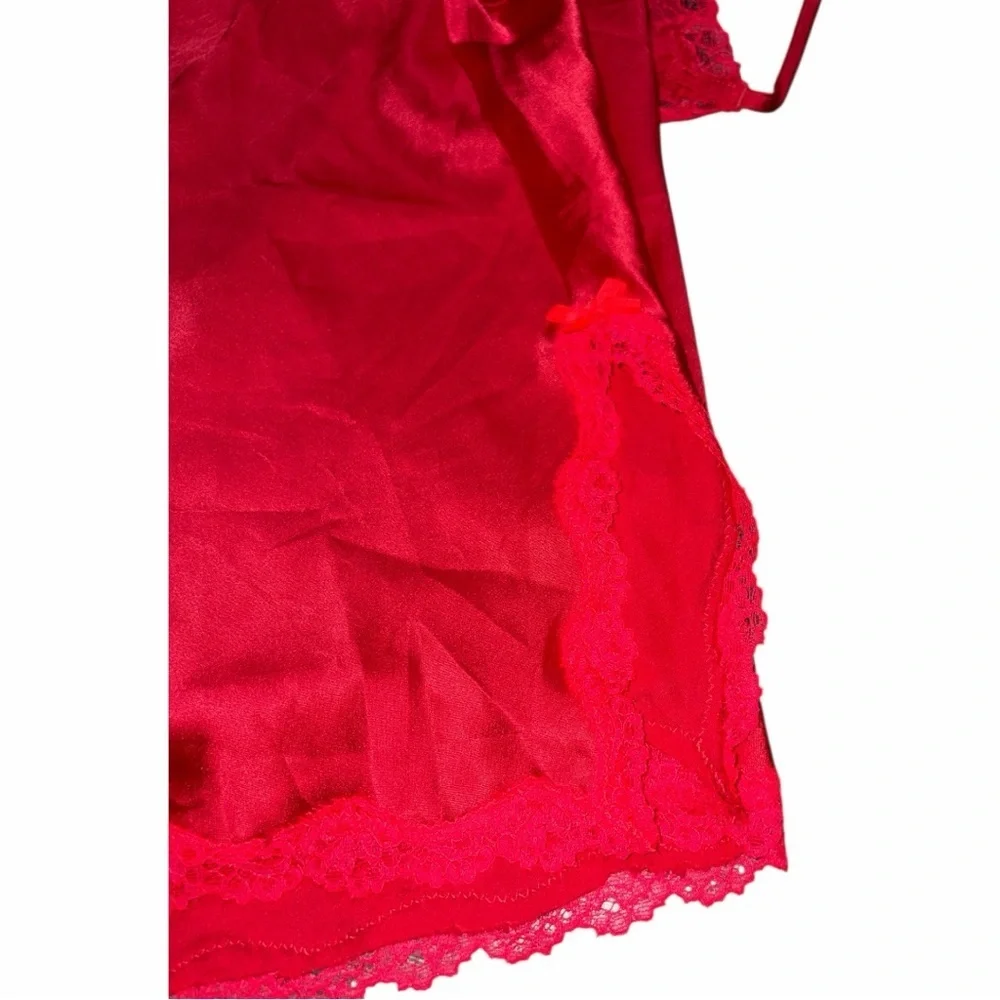Victoria's Secret Red Lace Chemise